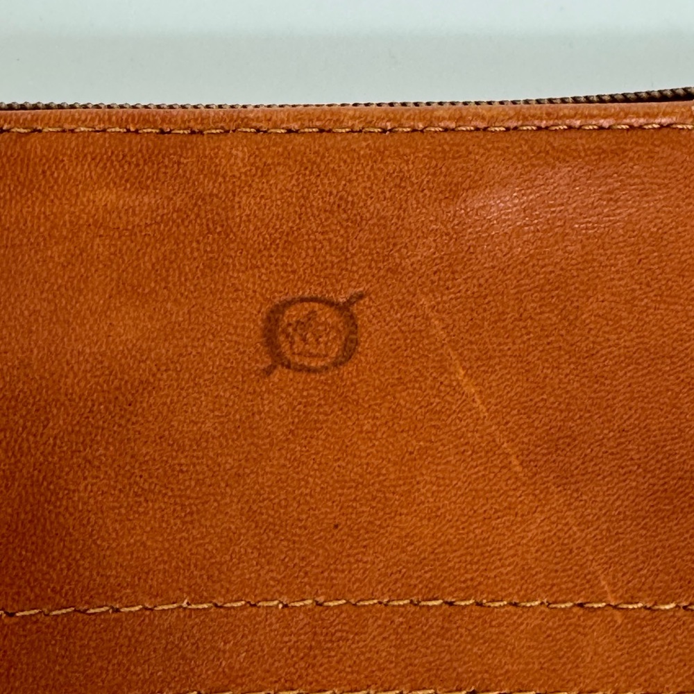 Born Leather Zip Wristlet Soft Camel Zip Strap‎ - Picture 2 of 6